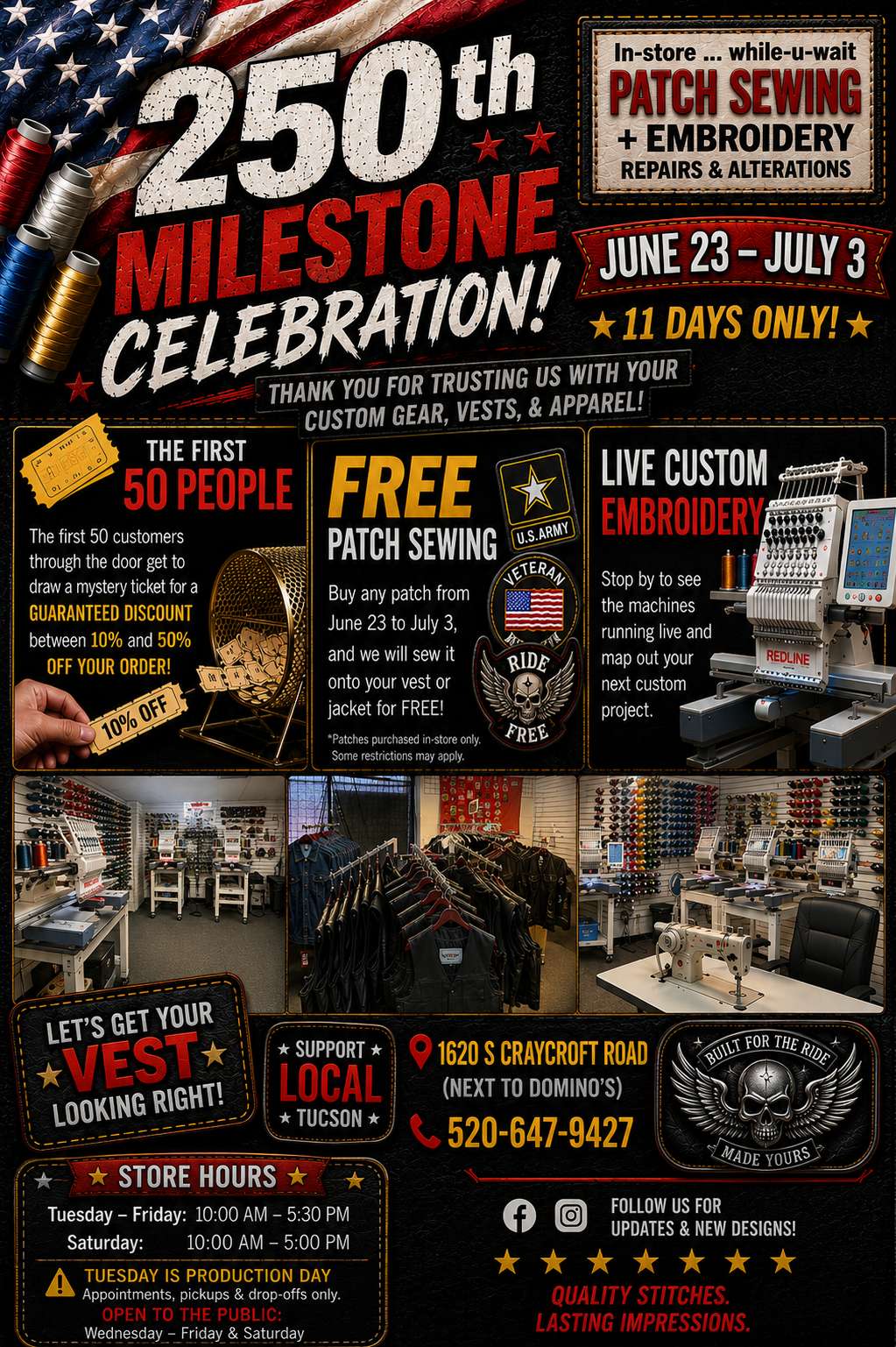 250th Milestone Flyer 250th Milestone Flyer